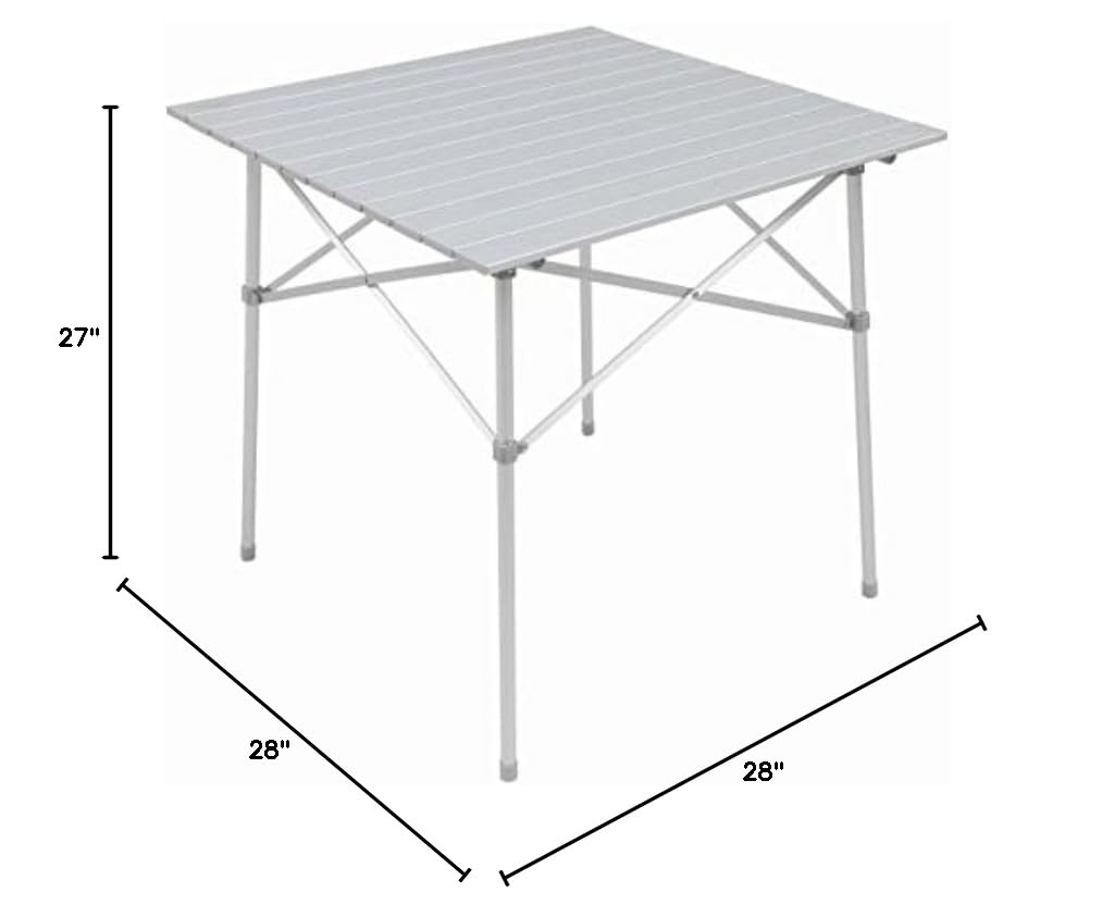 Aluminum Roll-Top Camp Table X35243