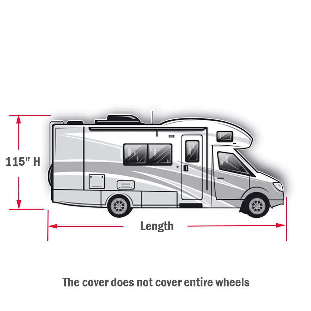 23'-26' Water-Resistant Heavy Duty RV Cover B990471