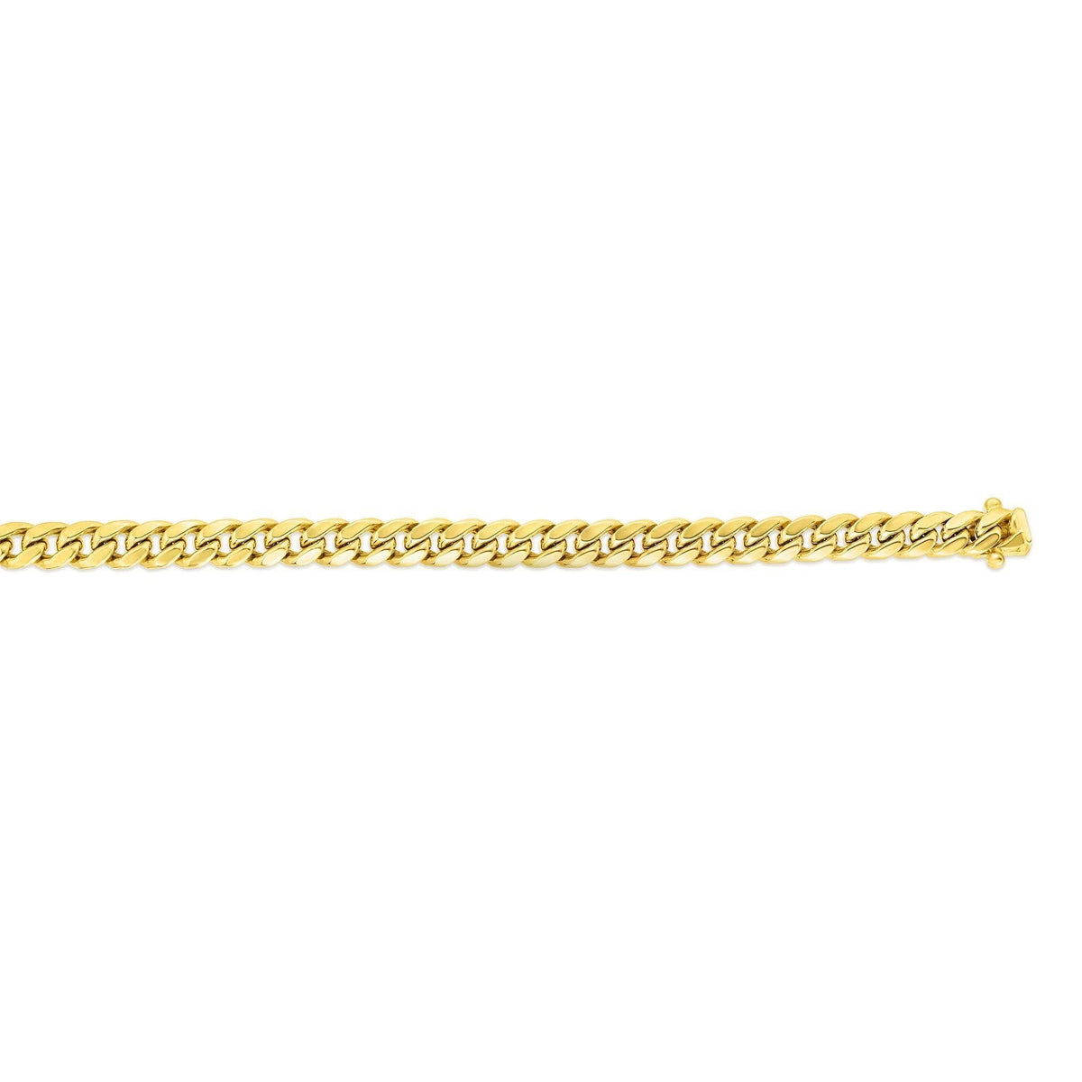 14k Yellow Gold Cuban Link Chain Necklace U90082