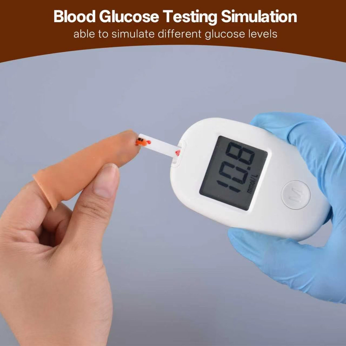 Simulated Blood Glucose Test Trainer Kit R585457