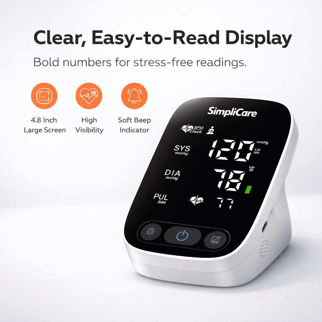 Blood Pressure Monitor with XL Cuff and LED Display G654