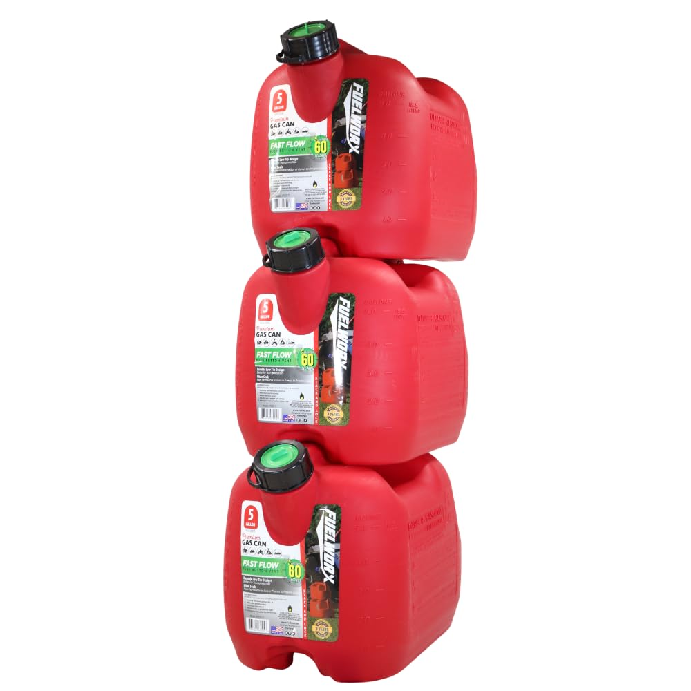 5 Gallon Gas Cans 3-Pack D84241