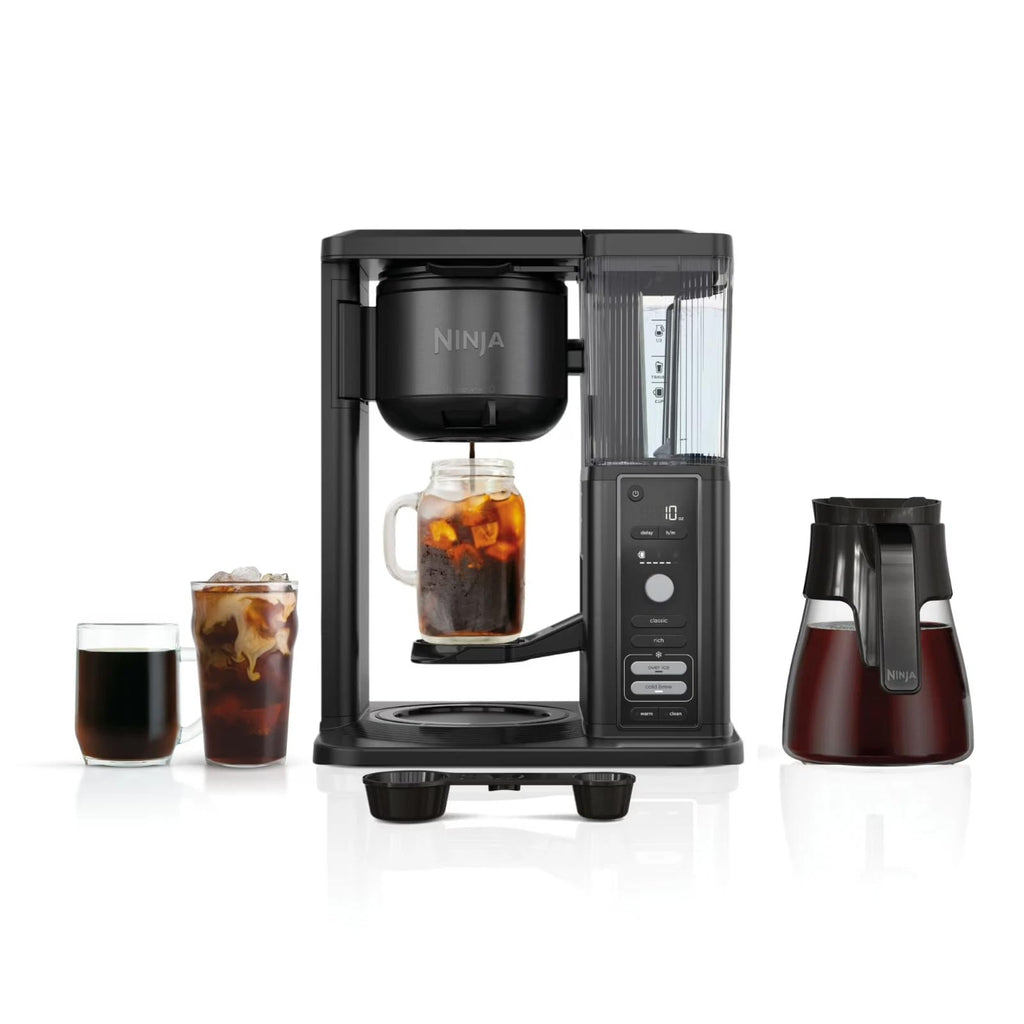 Hot & Iced XL Coffee Maker with Rapid Cold Brew, 8 Sizes, Black E23065