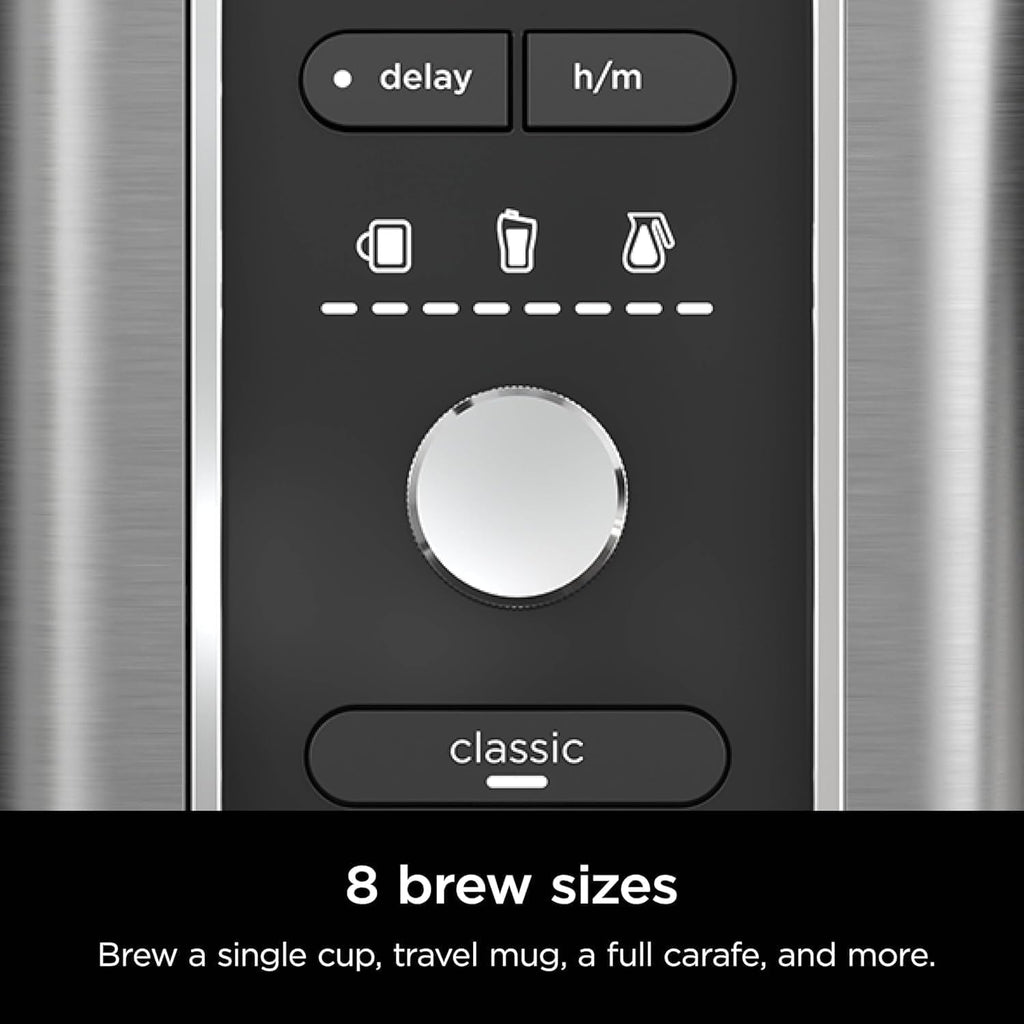Hot & Iced XL Coffee Maker with Rapid Cold Brew, 8 Sizes, Black E23065