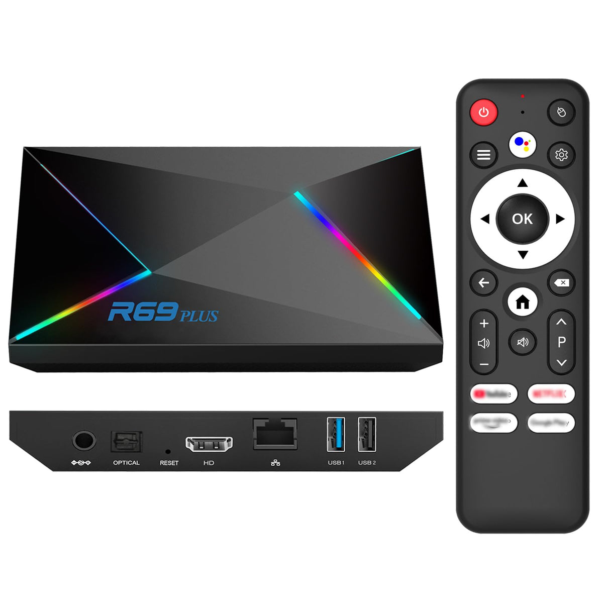 Android TV Box 4GB RAM 32GB ROM 4K 8K WIFI6 1000M Ethernet M612899