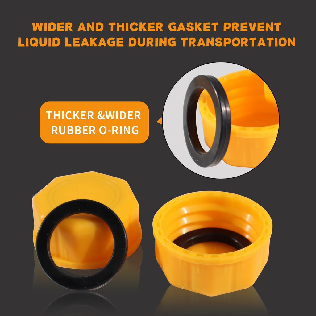4 Pack 5 Gal Gas Can Replacement Caps C30209