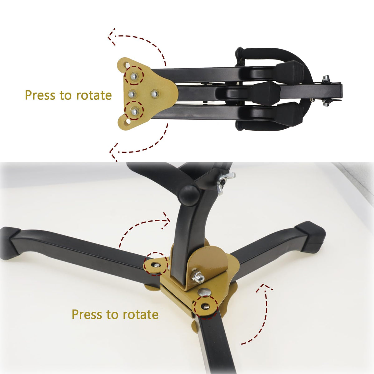 Folding Alto Tenor Saxophone Stand A5425