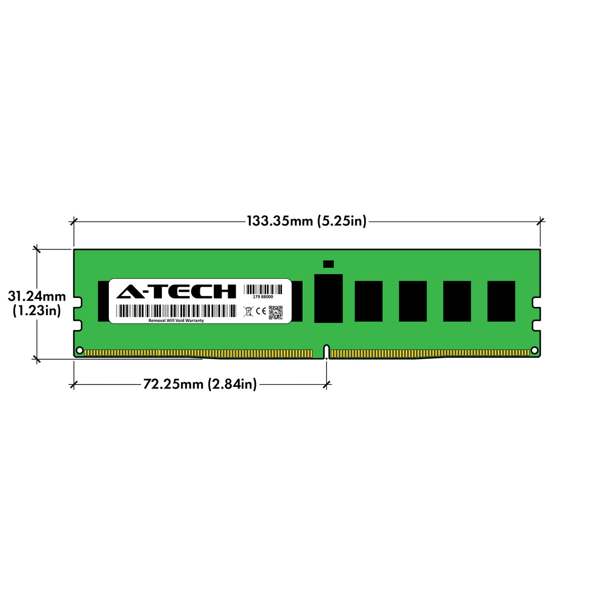 16GB Kit DDR4 2400MHz ECC RDIMM 288-Pin Server RAM G645620