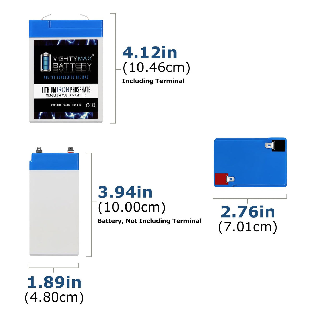 6V 4.5AH Lithium Replacement Battery J3889