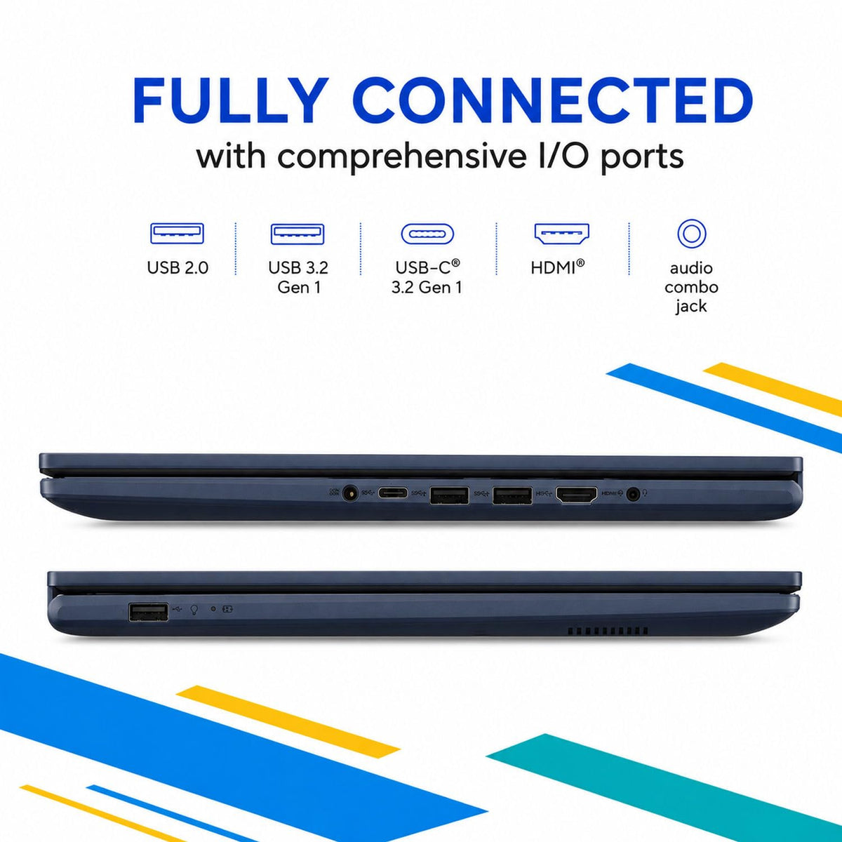15.6" FHD IPS Laptop, 16GB DDR5 RAM, 256GB SSD, Windows 11 Home X55676