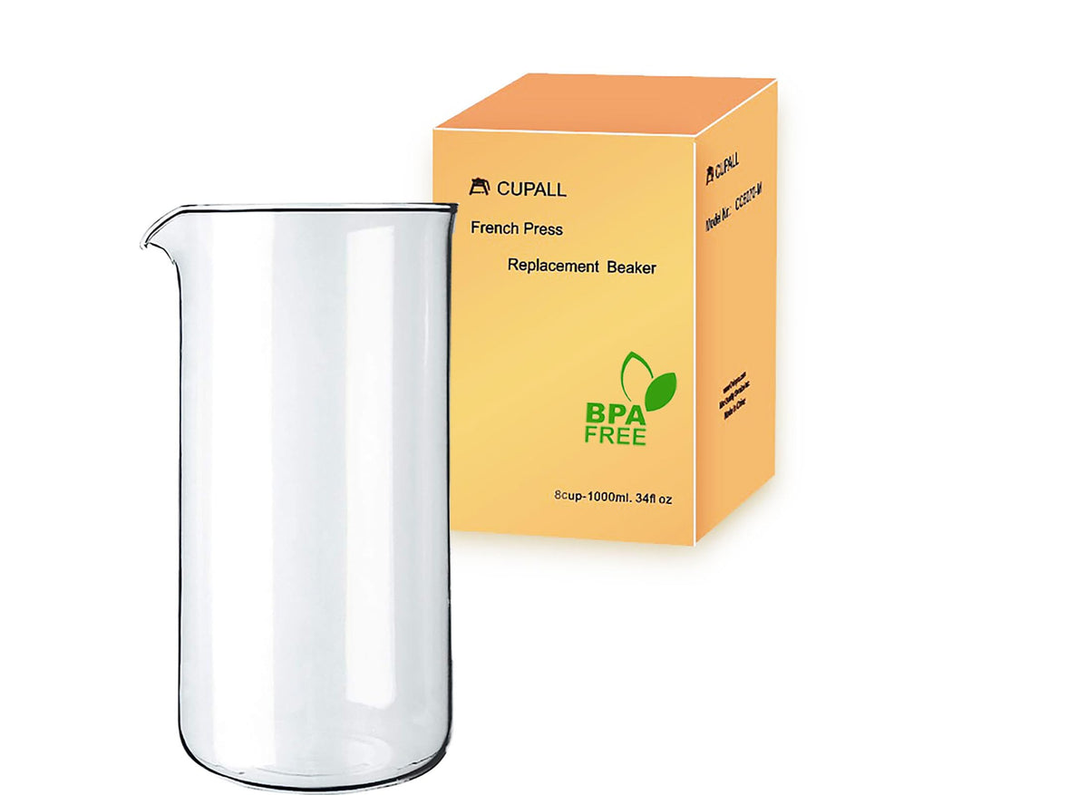 34 oz Borosilicate Glass French Press Replacement Beaker O302966