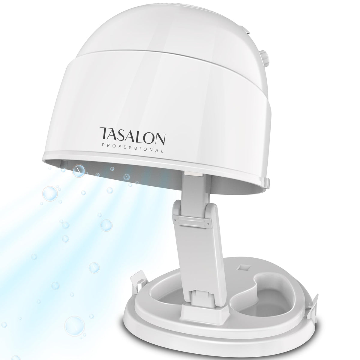 Portable Height Adjustable Hooded Hair Dryer White B3619