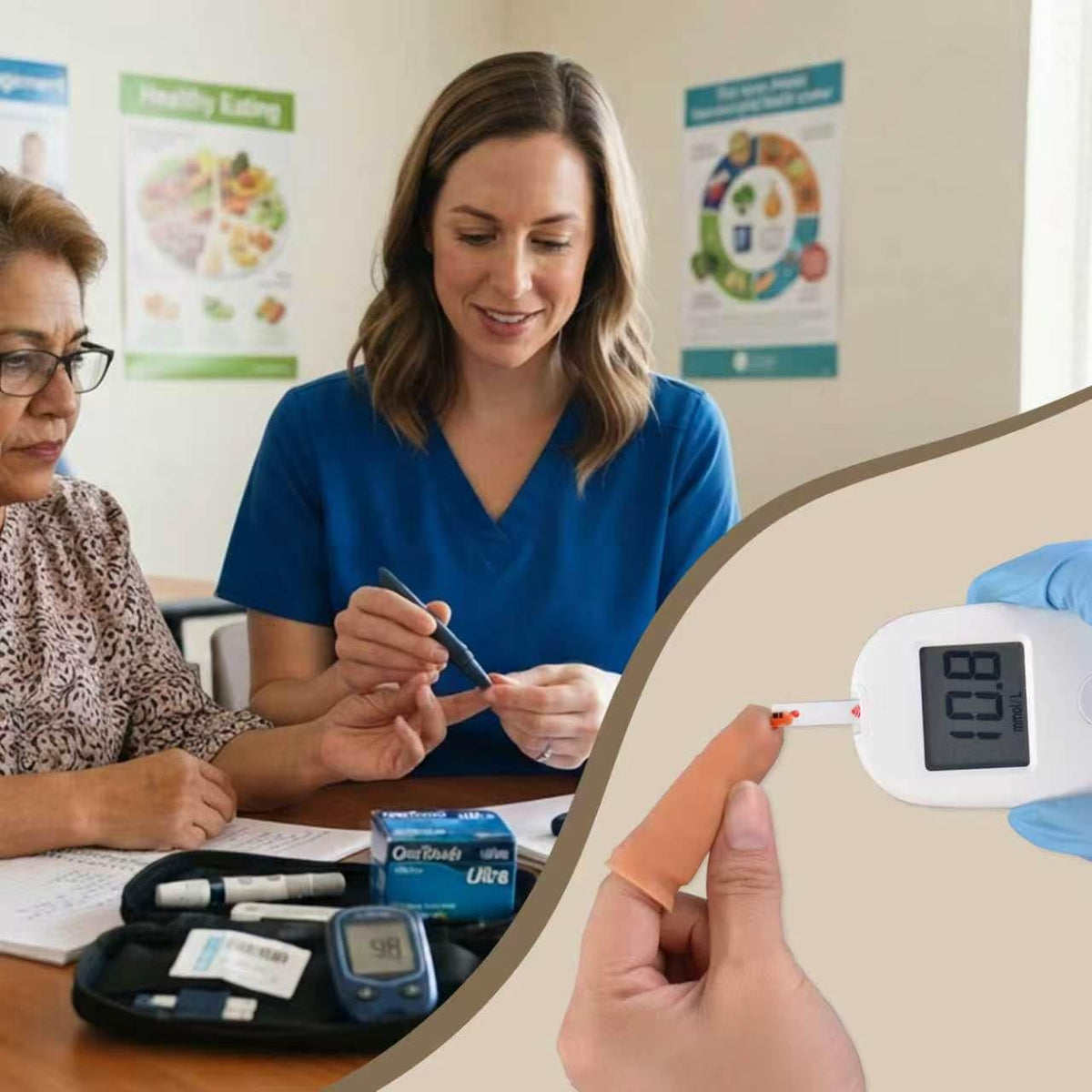 Simulated Blood Glucose Test Trainer Kit R585457