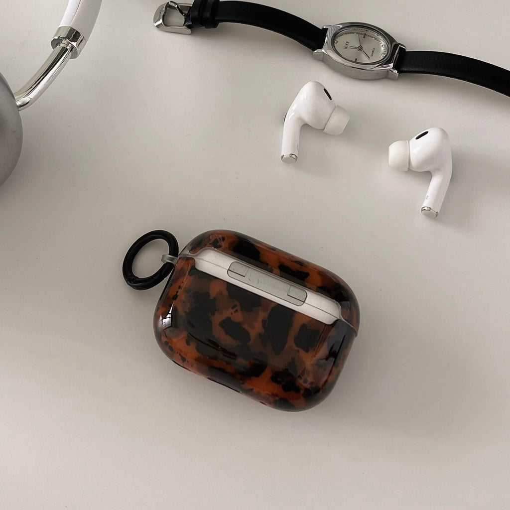Leopard Cheetah Print AirPods 3rd Generation Case with Keychain O907134