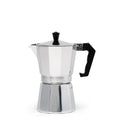 Stovetop Espresso and Coffee Maker, 6 Espresso Cups, Silver Z578