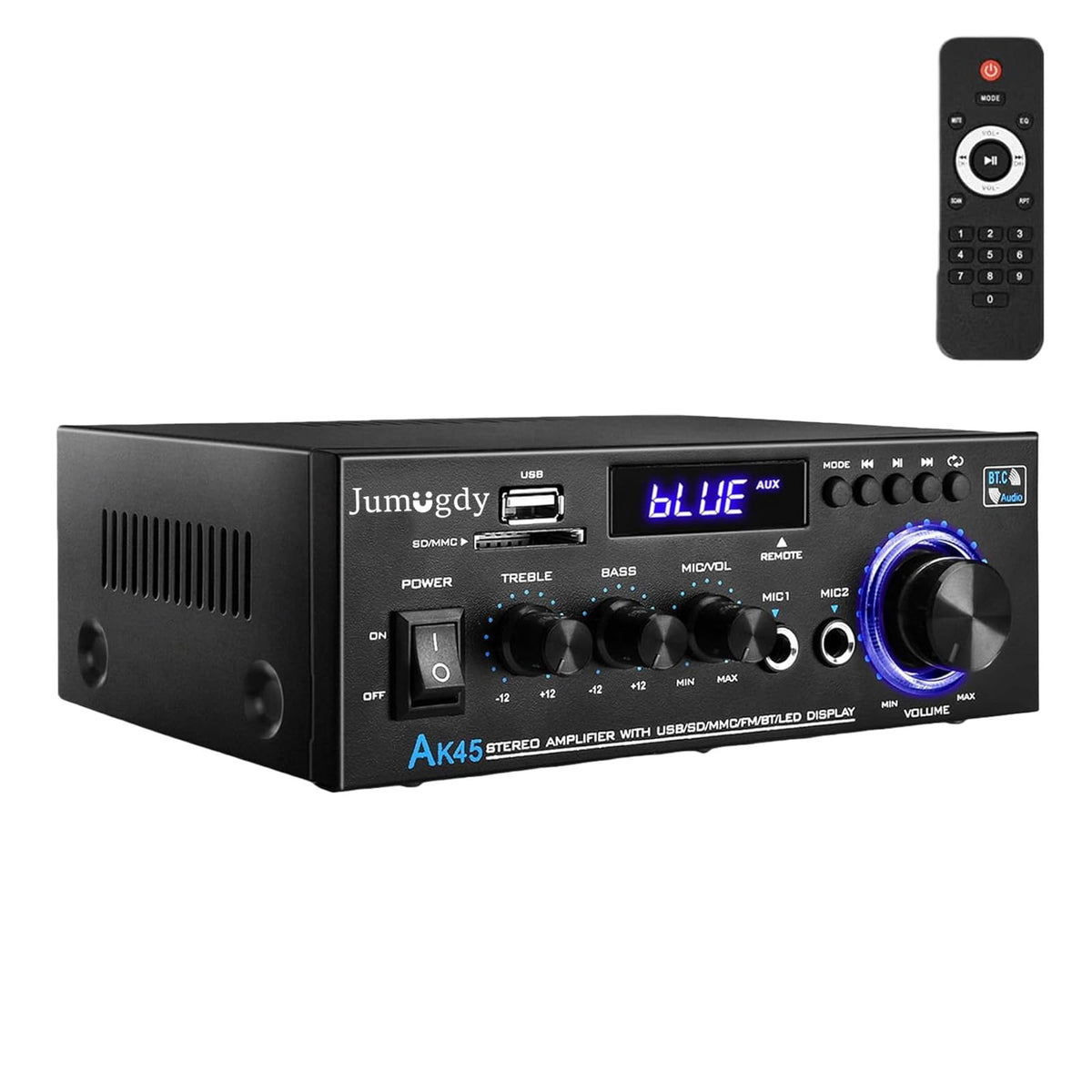 800W 2 Channel Bluetooth Power Amplifier T347843