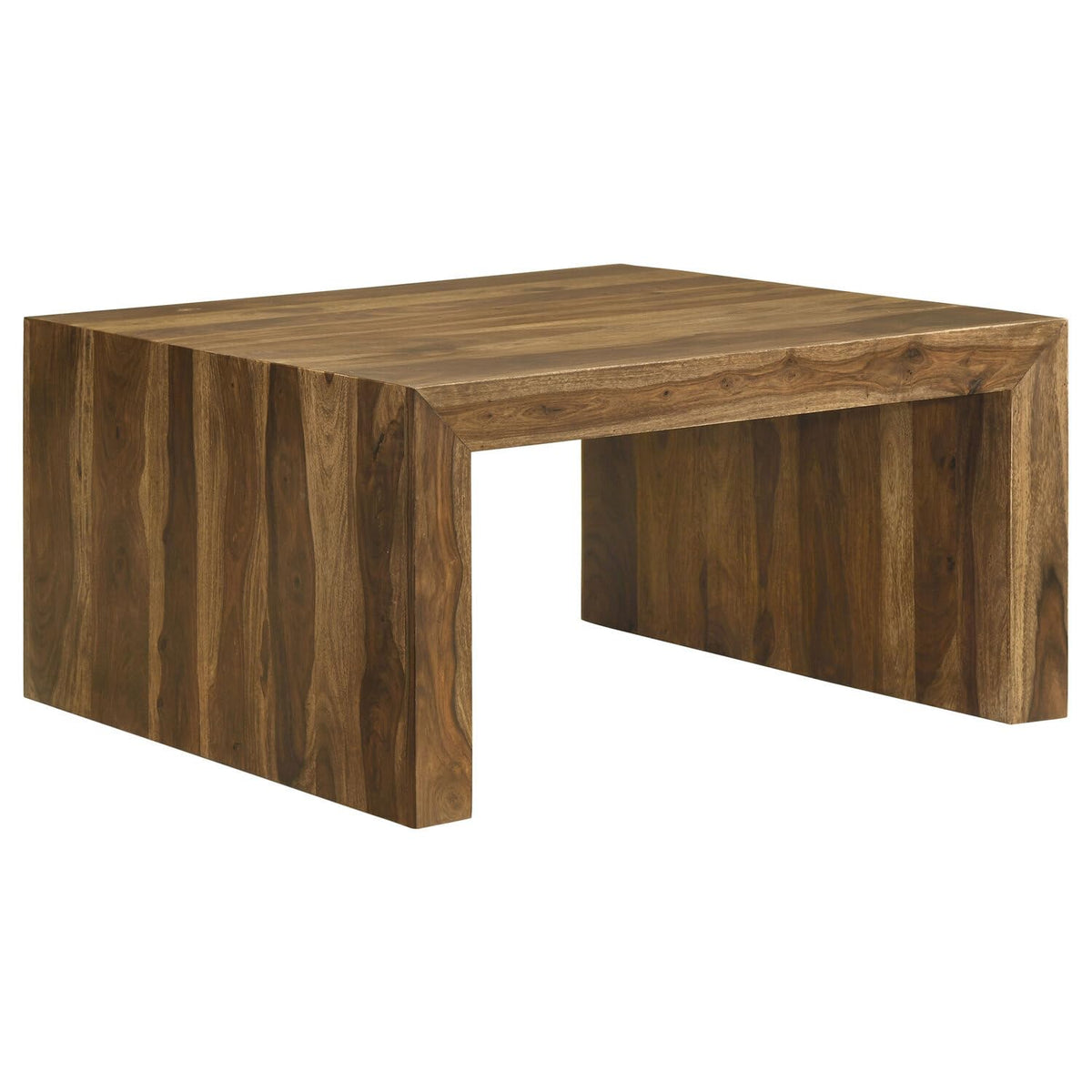Solid Sheesham Wood Square Coffee Table C51640