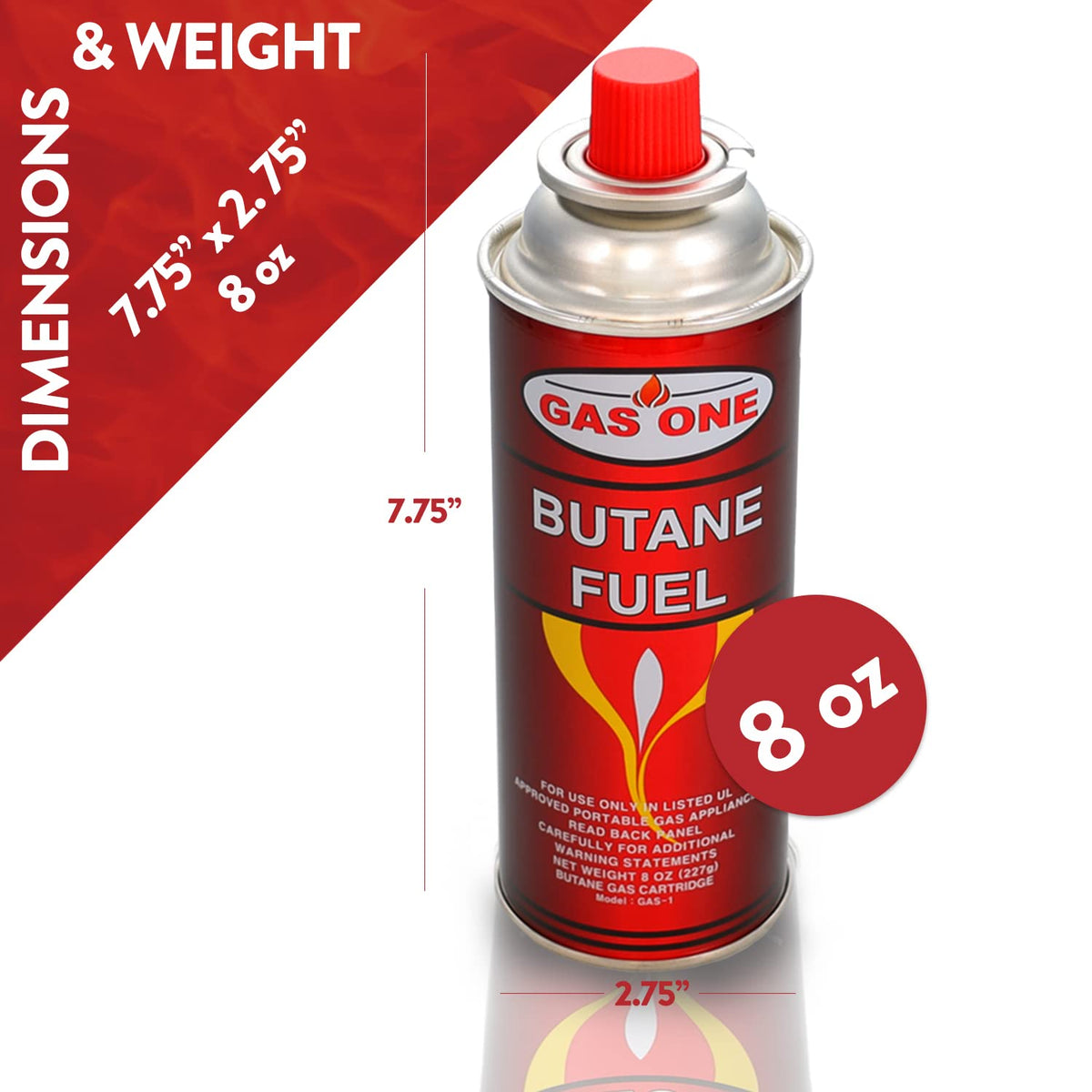 Butane Fuel Canister 4 Pack V3284