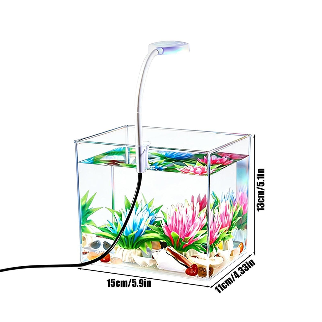 Small Aquarium with LED Lights V2738