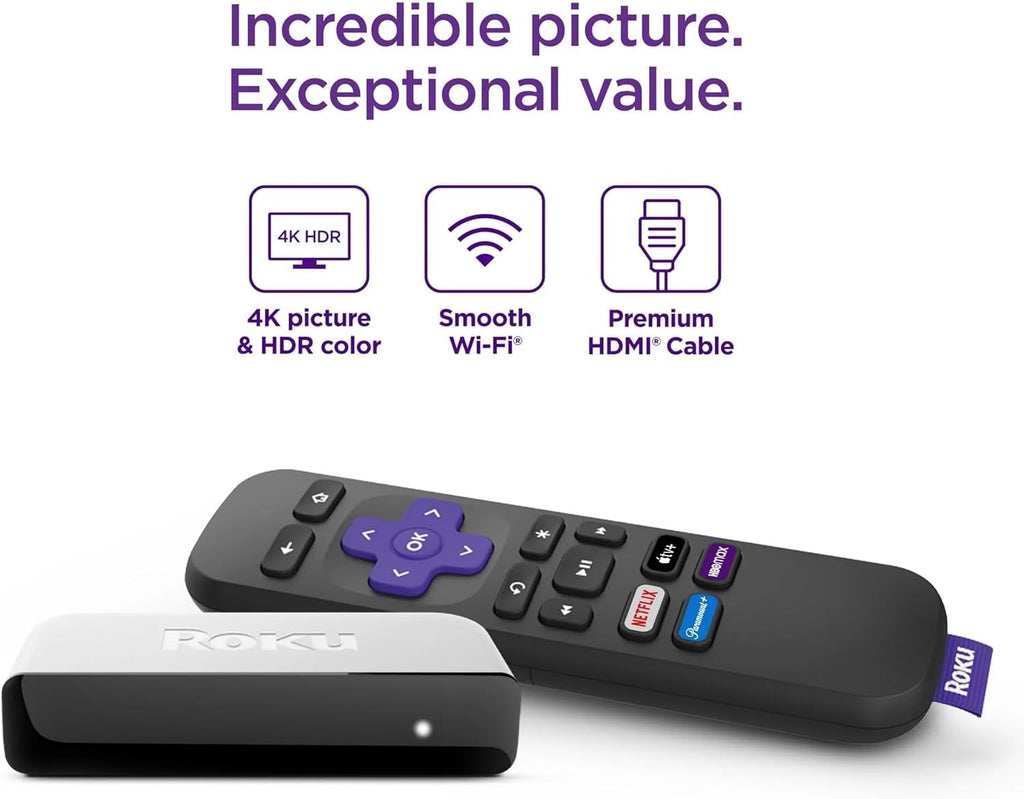 4K HDR Streaming Media Player with HDMI Cable I444