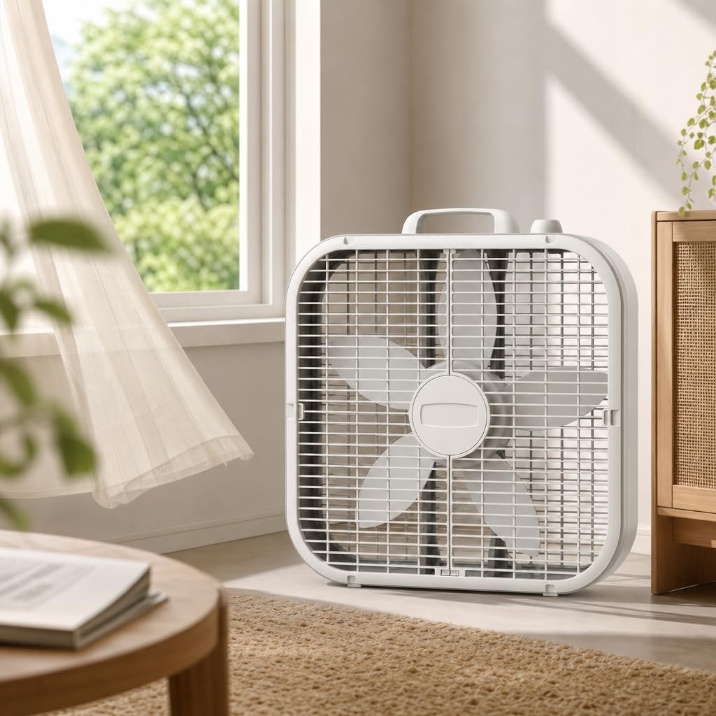 20 Inch White 3-Speed Portable Air Circulator Fan Z198940