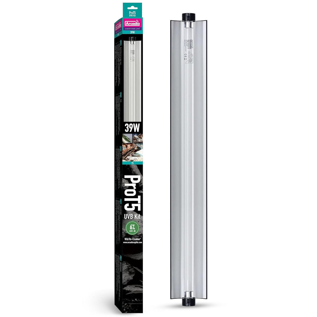 36" 39 Watts 6% UVB Reptile Light Fixture Kit Q525