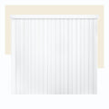 Vertical Blinds Oxford White Vinyl 78" W x 84" H K32436
