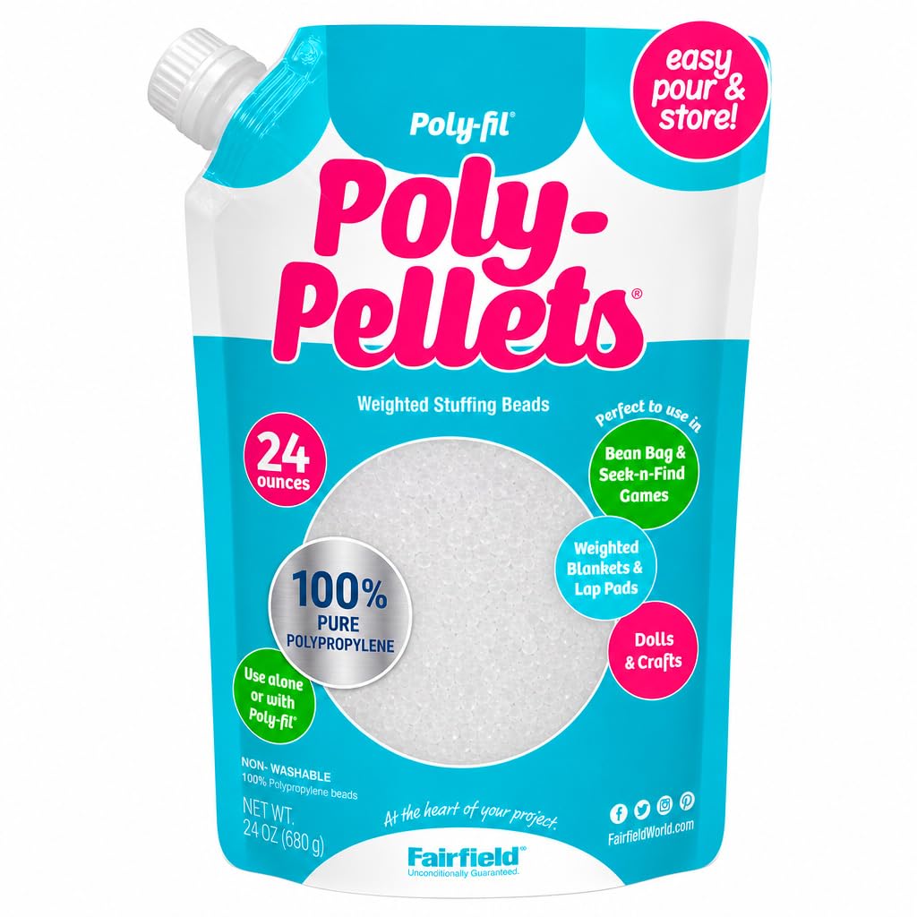 Polyester Weighted Stuffing Beads 24-Ounce Bag N991