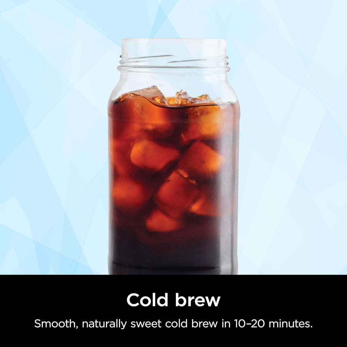 Hot & Iced XL Coffee Maker with Rapid Cold Brew, 8 Sizes, Black E23065