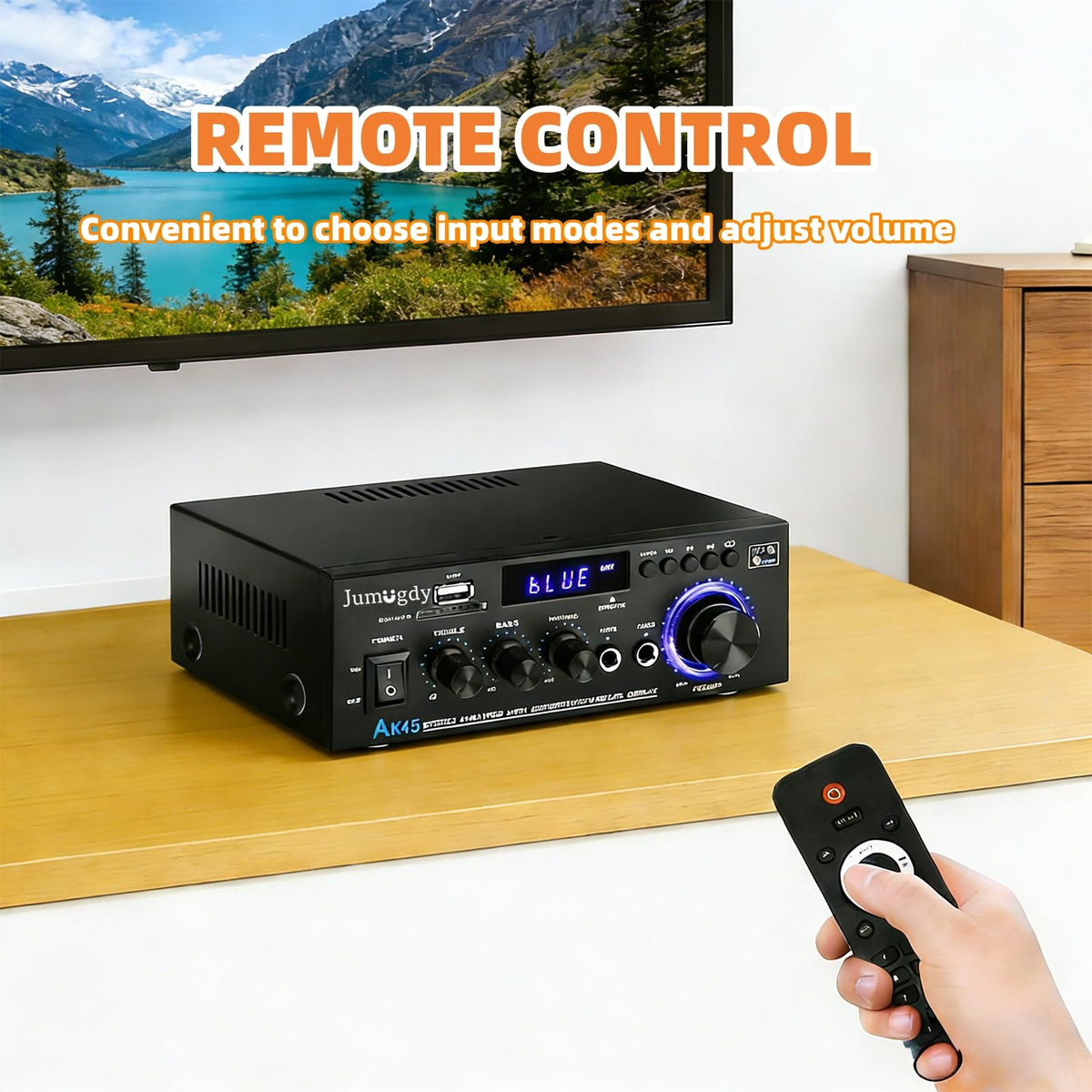 800W 2 Channel Bluetooth Power Amplifier T347843