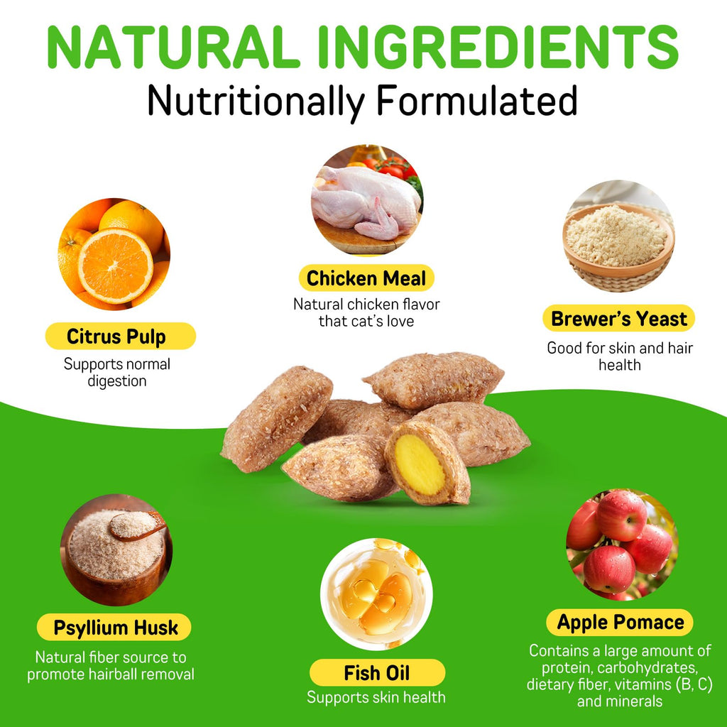 Chicken Flavor Hairball Treatment for Cats H171767