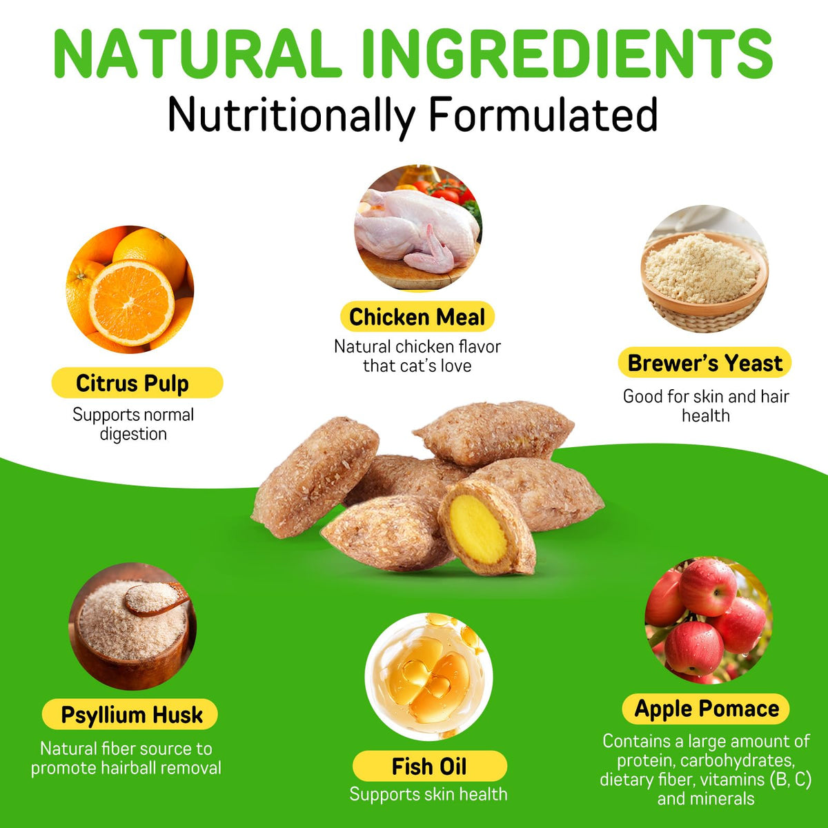 Chicken Flavor Hairball Treatment for Cats H171767