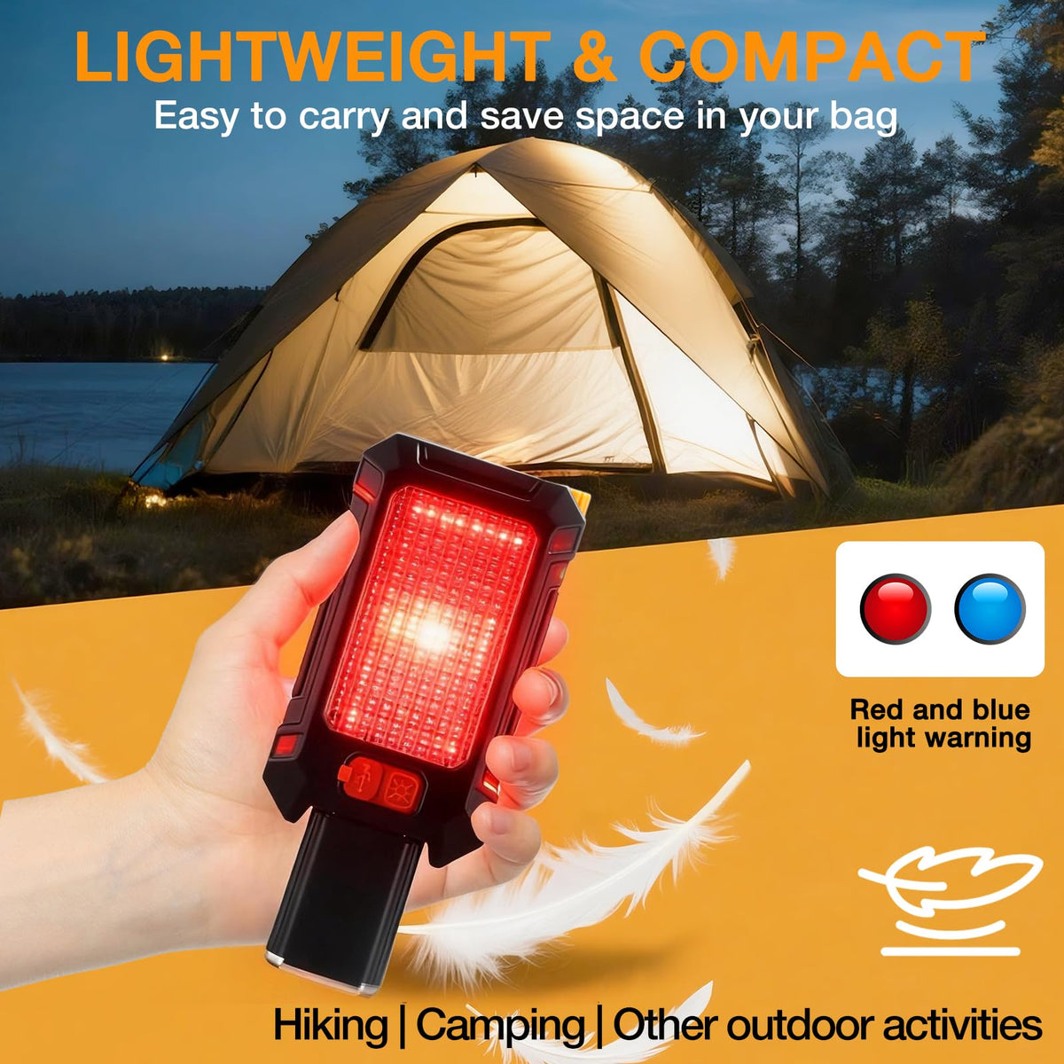LED Rechargeable Magnetic Work Light 1000 Lumens 5 Mode 1 Pack Y718664