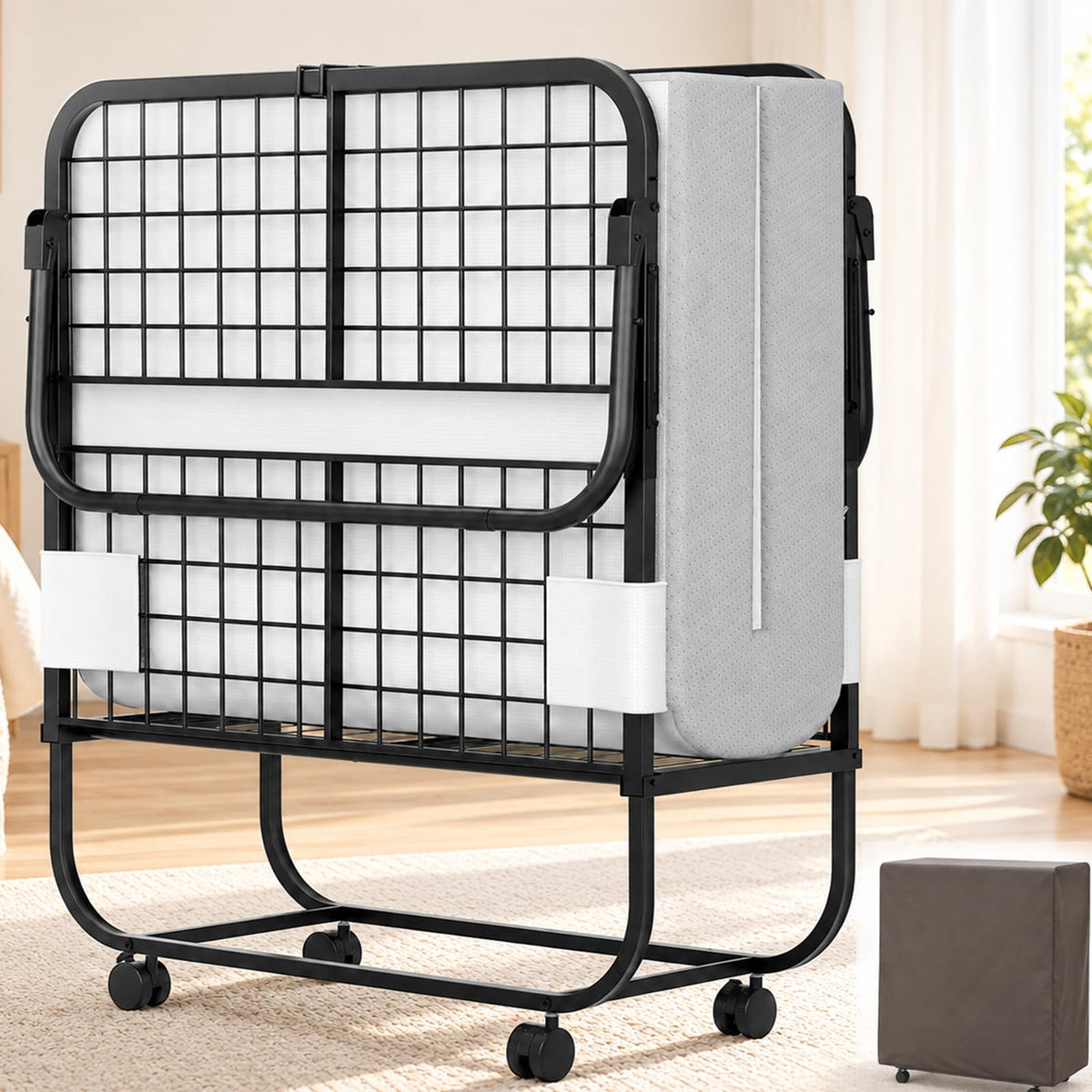 Folding Bed with Mattress Cot Size C53274