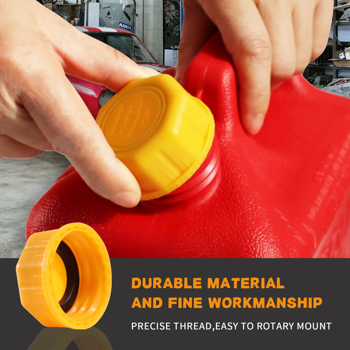 4 Pack 5 Gal Gas Can Replacement Caps C30209
