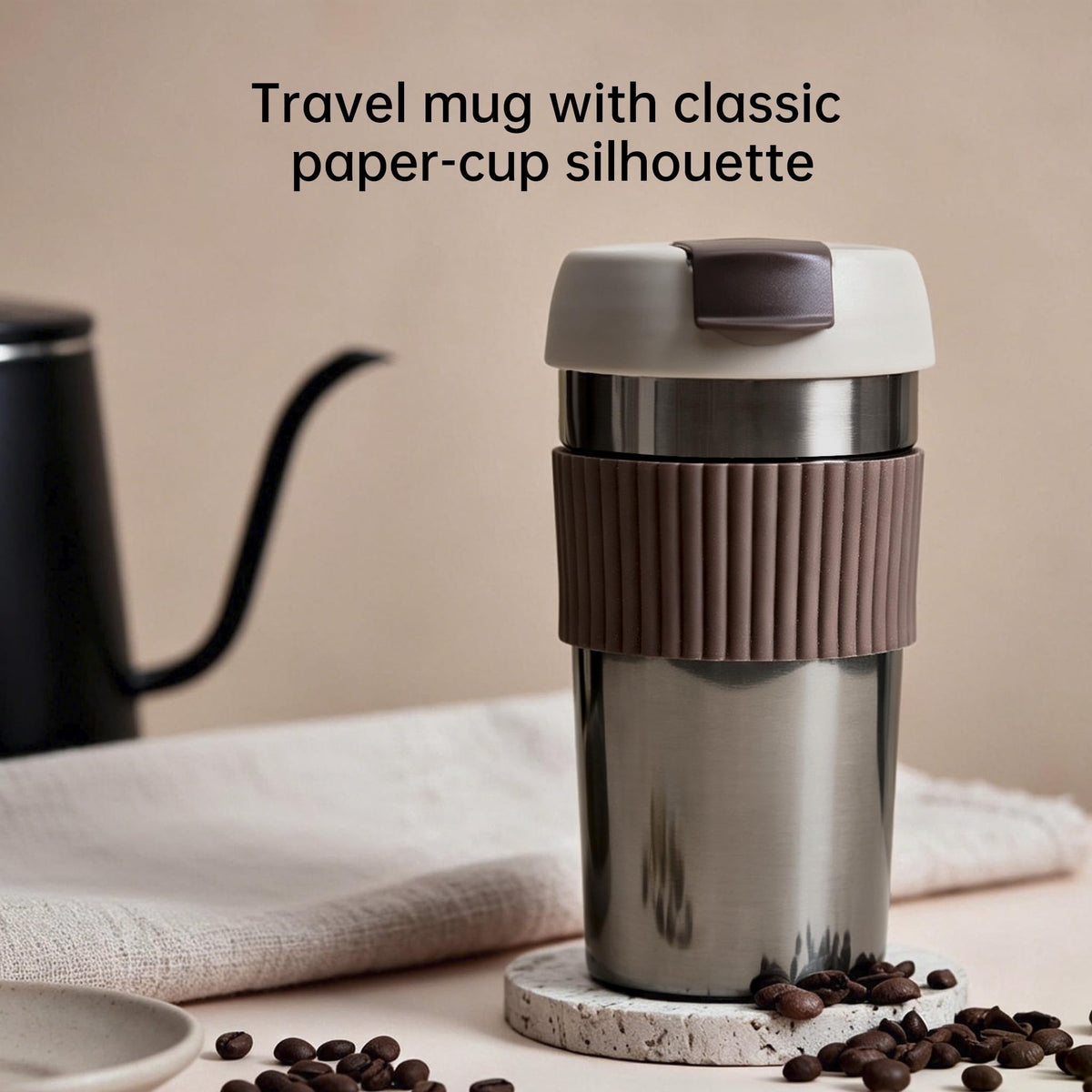 Stainless Steel Insulated Coffee Travel Mug 16oz R11020