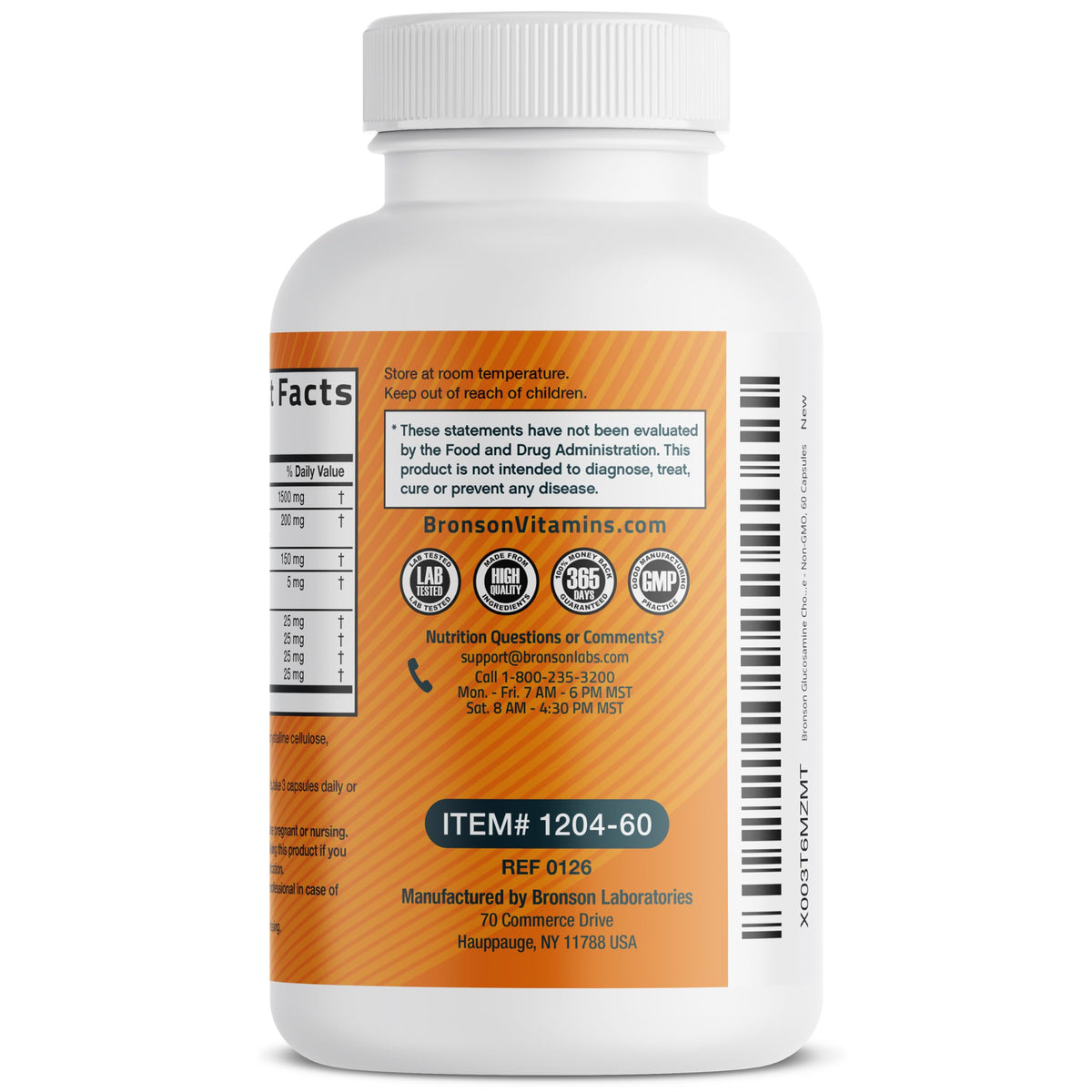 Glucosamine Chondroitin Turmeric & MSM Joint Support, 60 Capsules D194