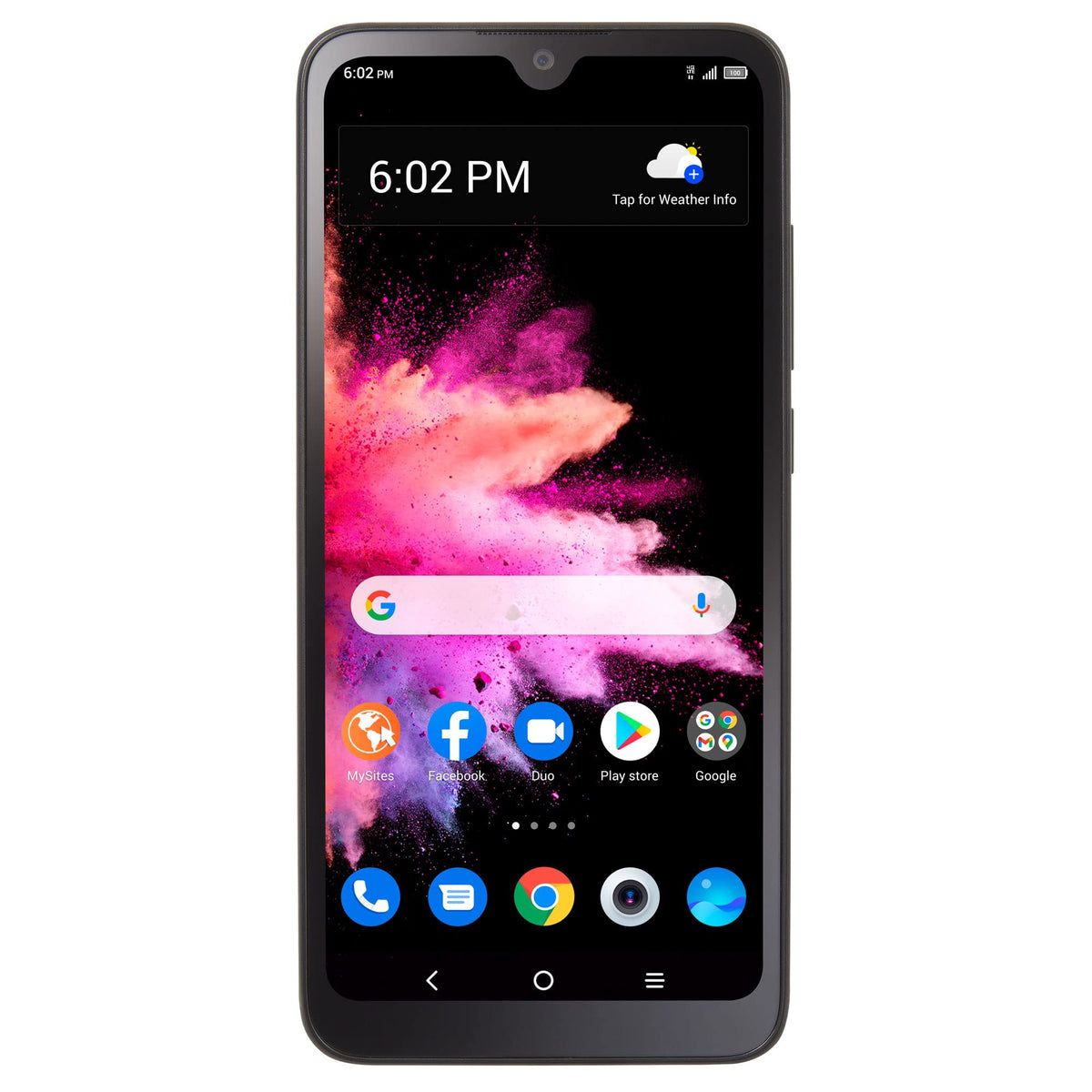 Black Prepaid Smartphone J368