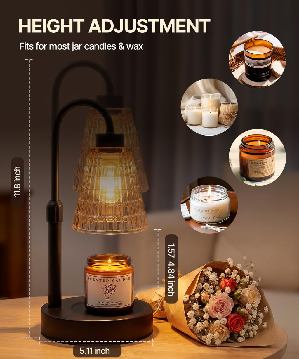 Candle Warmer Lamp with Timer Dimmer M9033