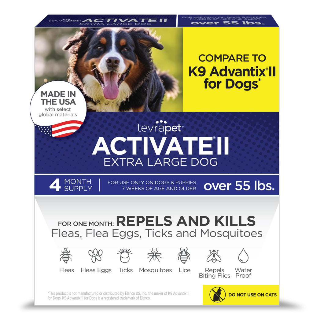 Flea and Tick Prevention for Extra Large Dogs 55+ lbs Y510