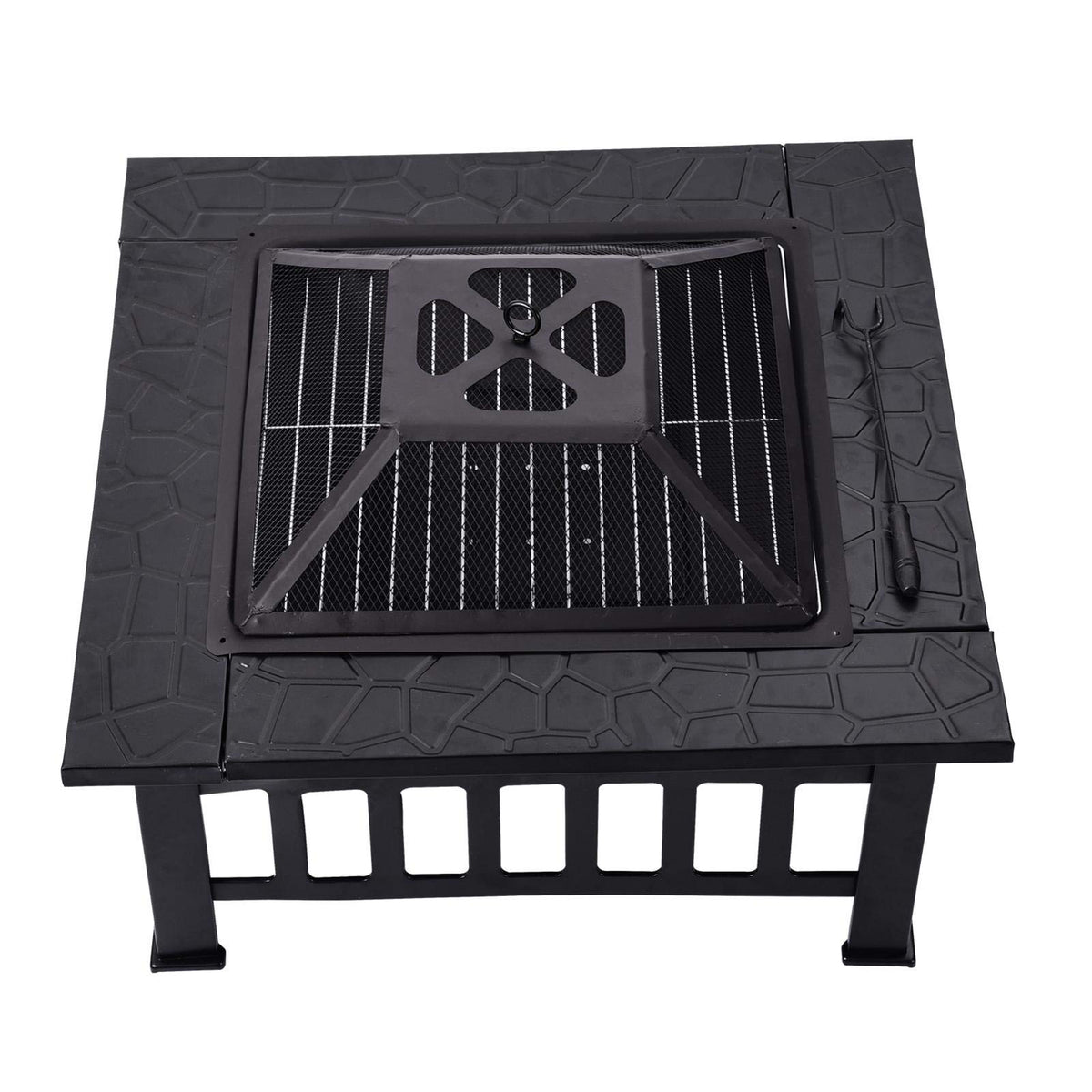 32 inch Wood Burning Outdoor Fire Pit H2474