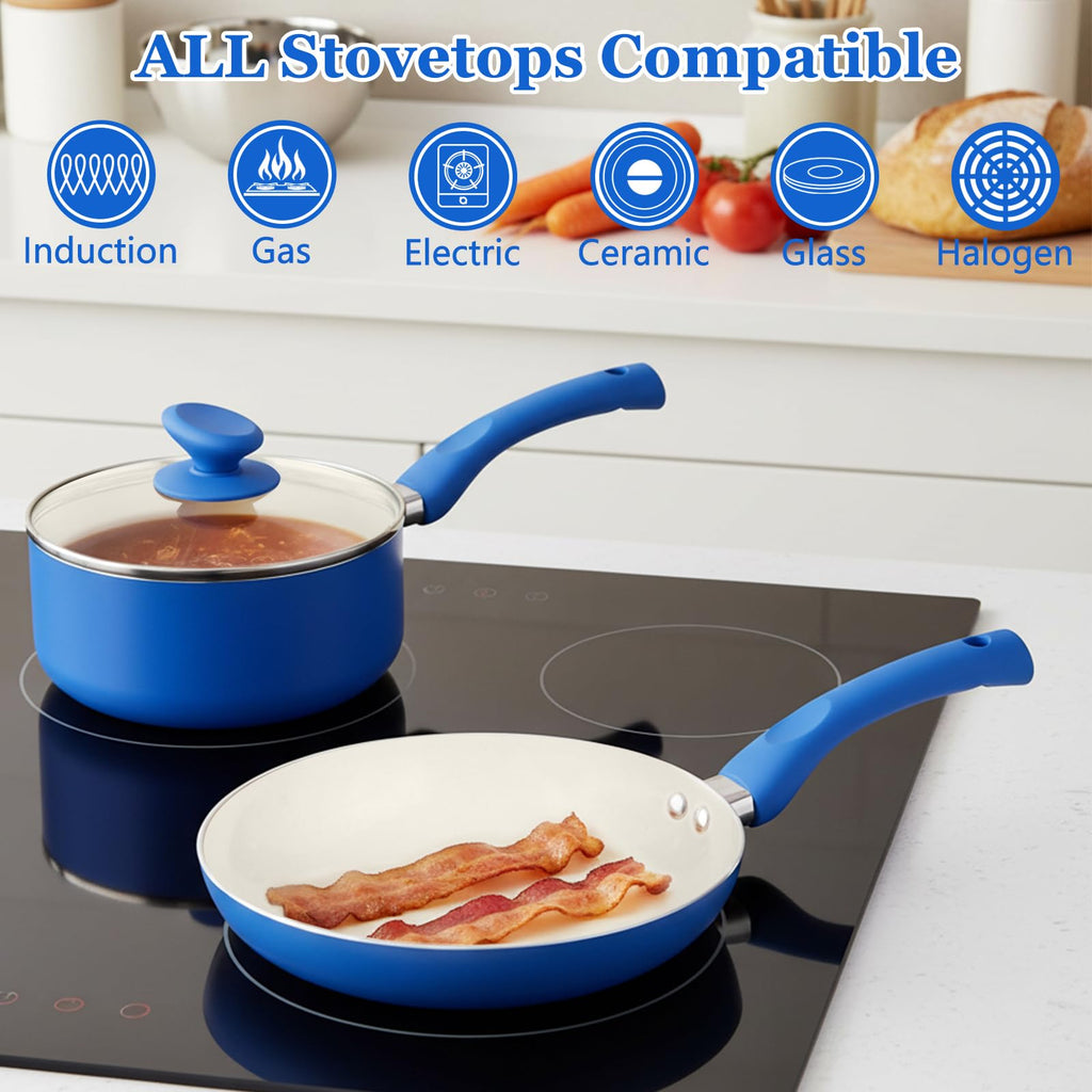 Ceramic Nonstick 12 Piece Cookware Set Z45280