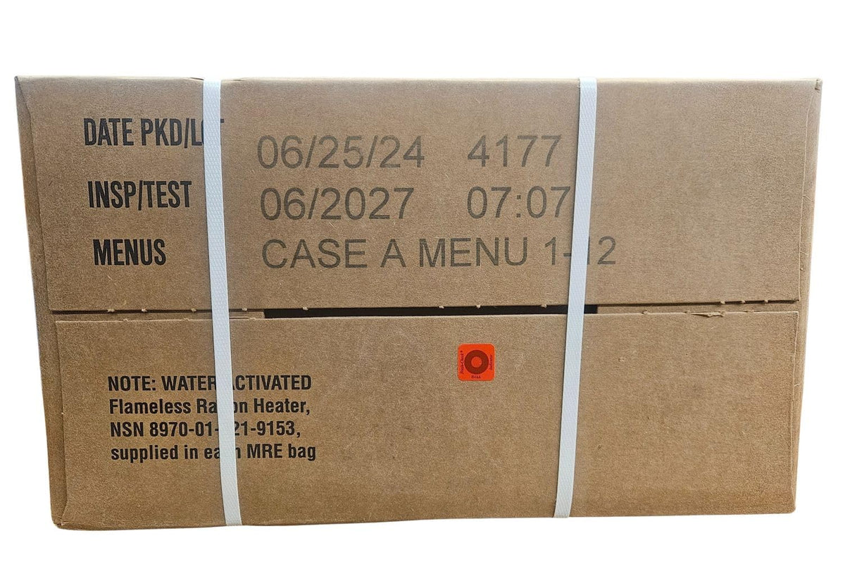 Case of 12 MREs Ready to Eat Meal 12 Packs Z837984