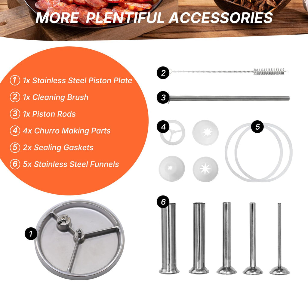 15L Stainless Steel Electric Sausage Stuffer Y990565