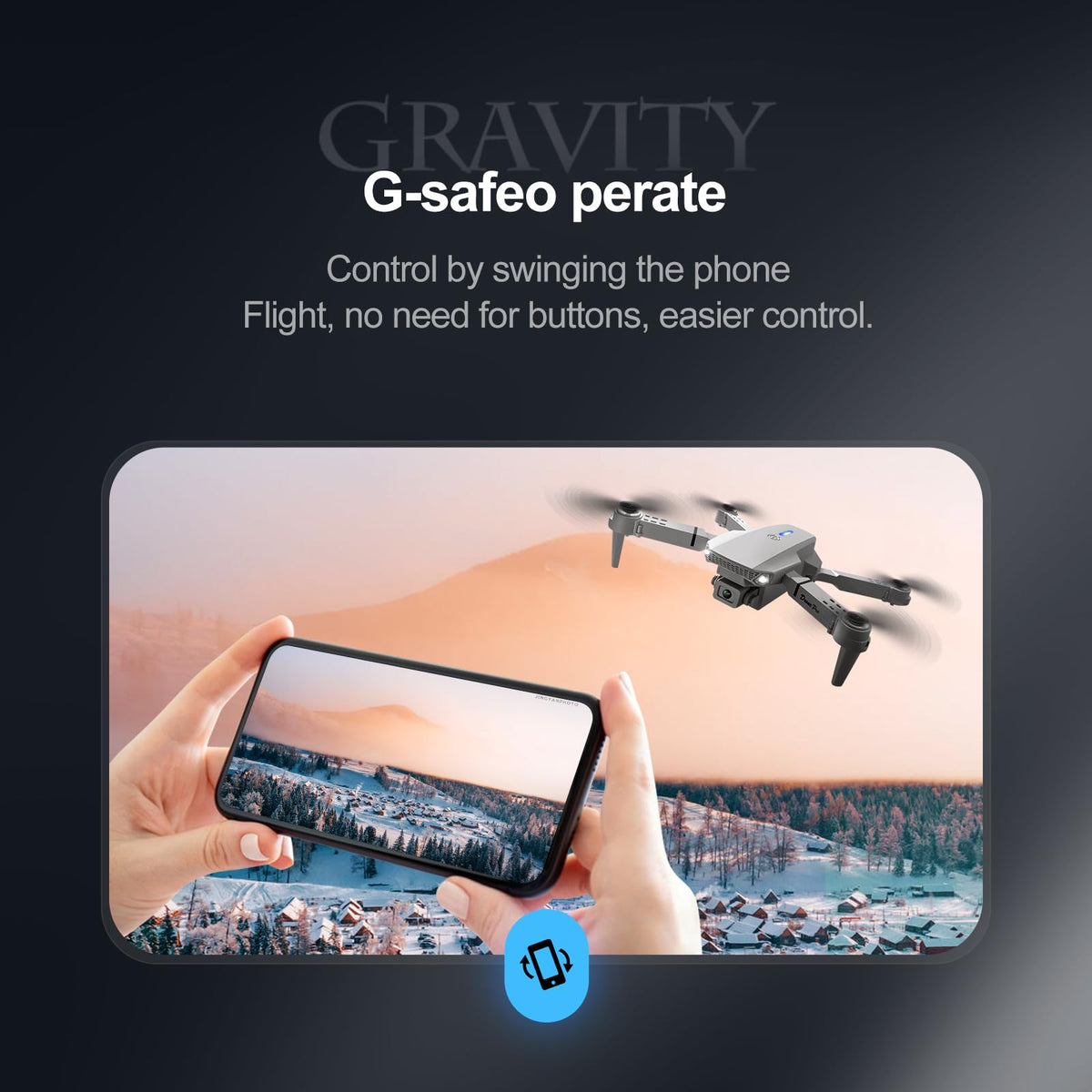 Foldable RC Drone with 720P HD Dual Camera Z46744