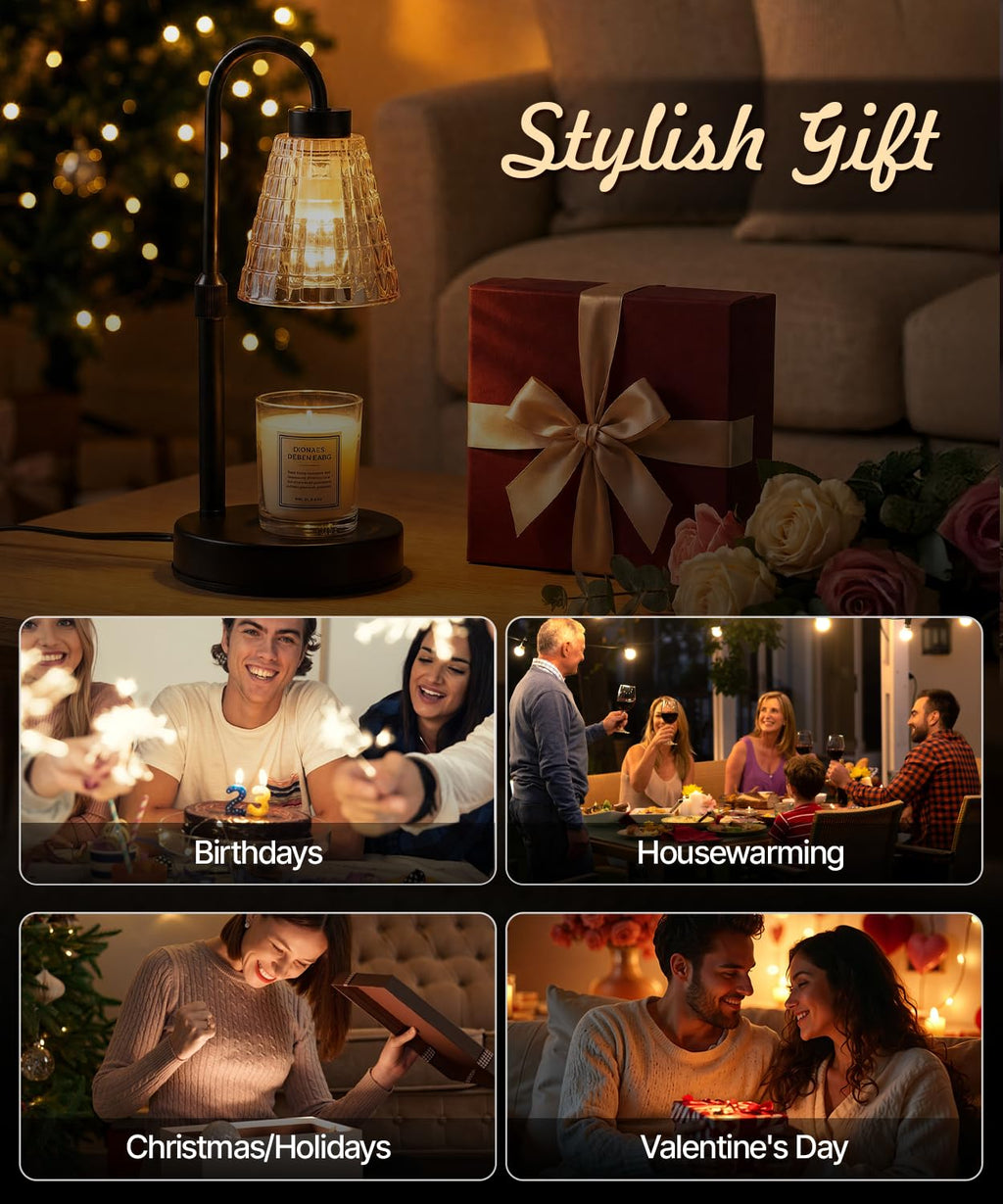 Candle Warmer Lamp with Timer Dimmer M9033
