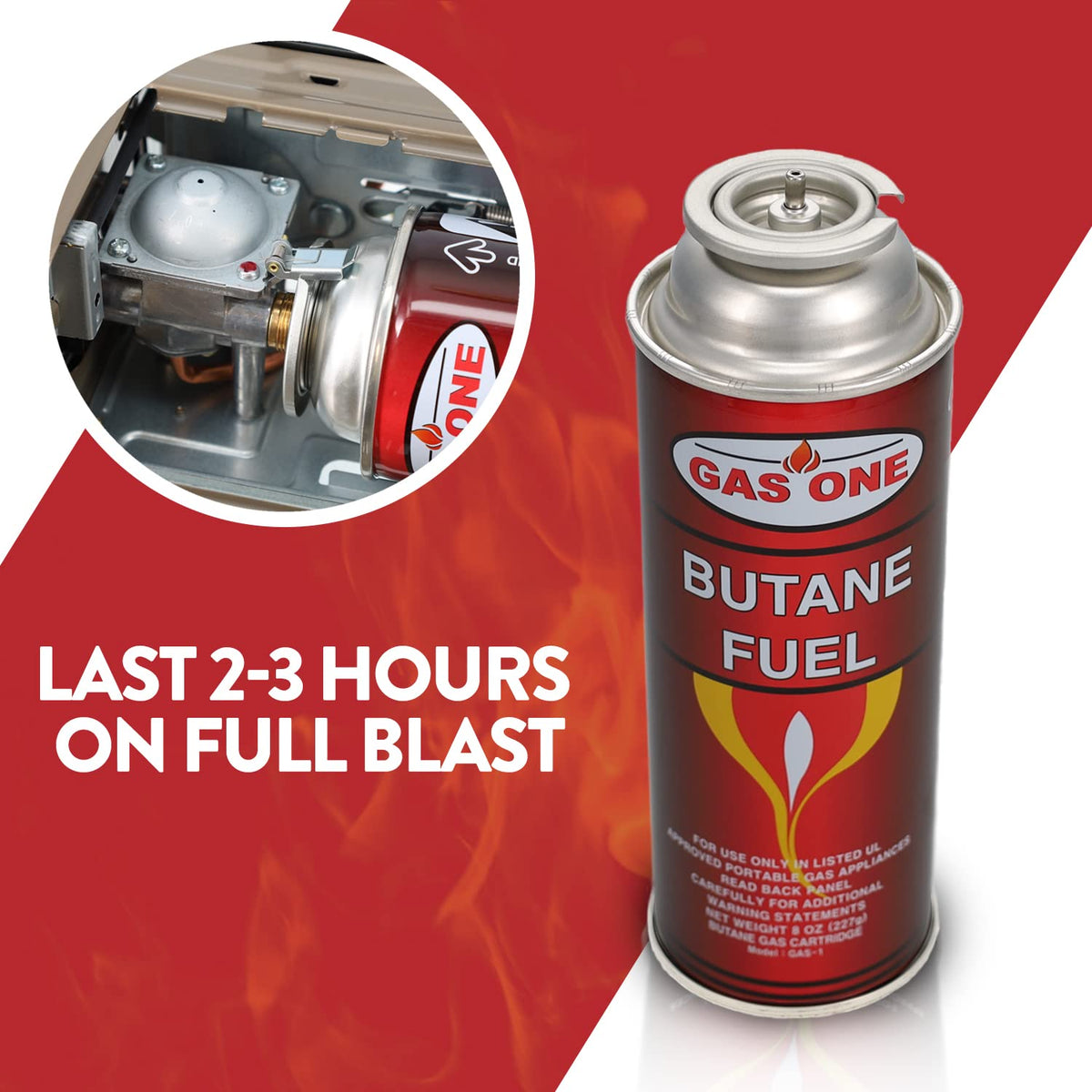 Butane Fuel Canister 4 Pack V3284