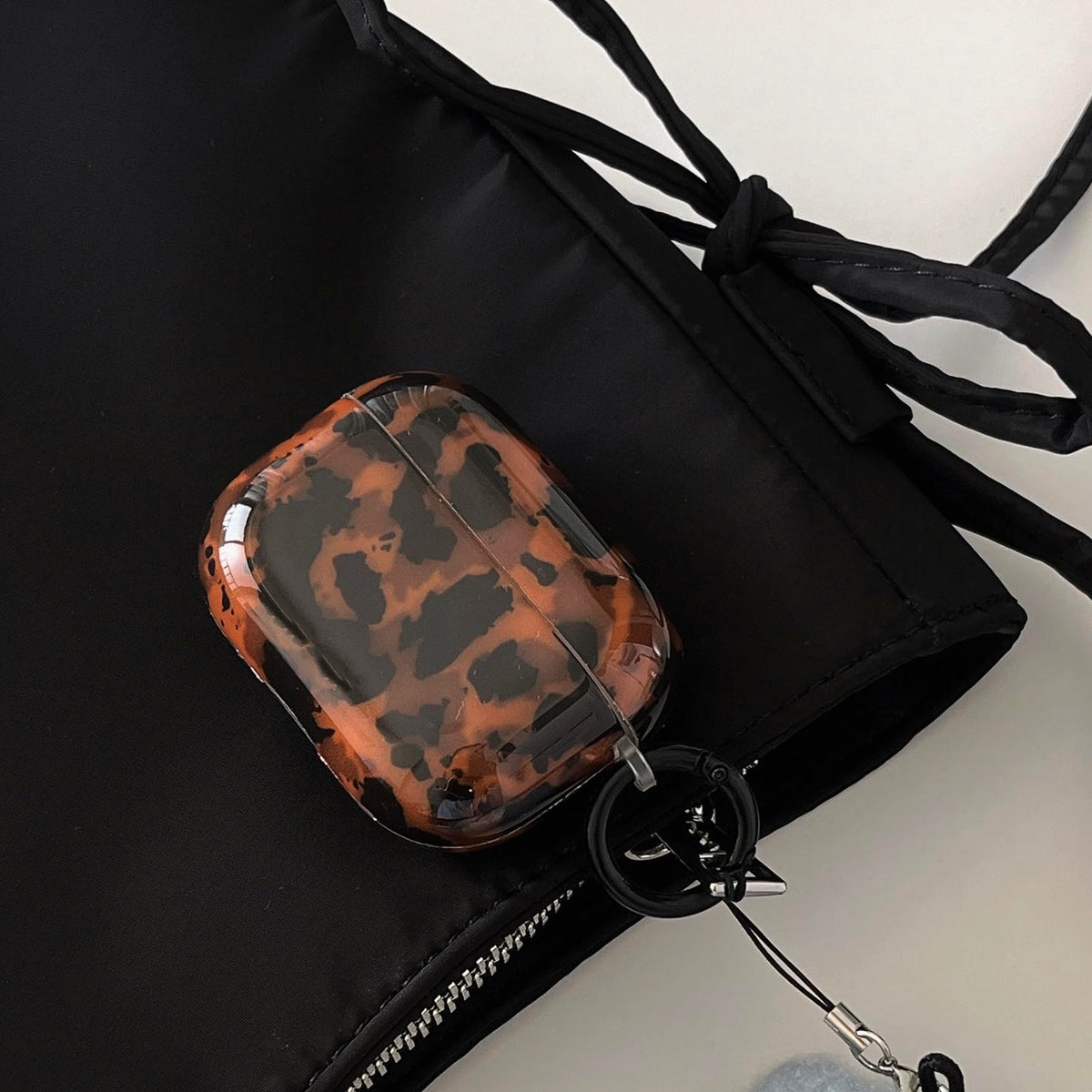 Leopard Cheetah Print AirPods 3rd Generation Case with Keychain O907134