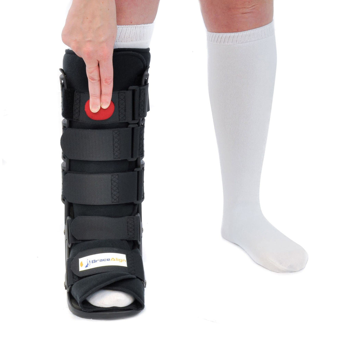 Tall CAM Walker Boot + Ankle & Foot Ice Pack Cold Wrap O3130