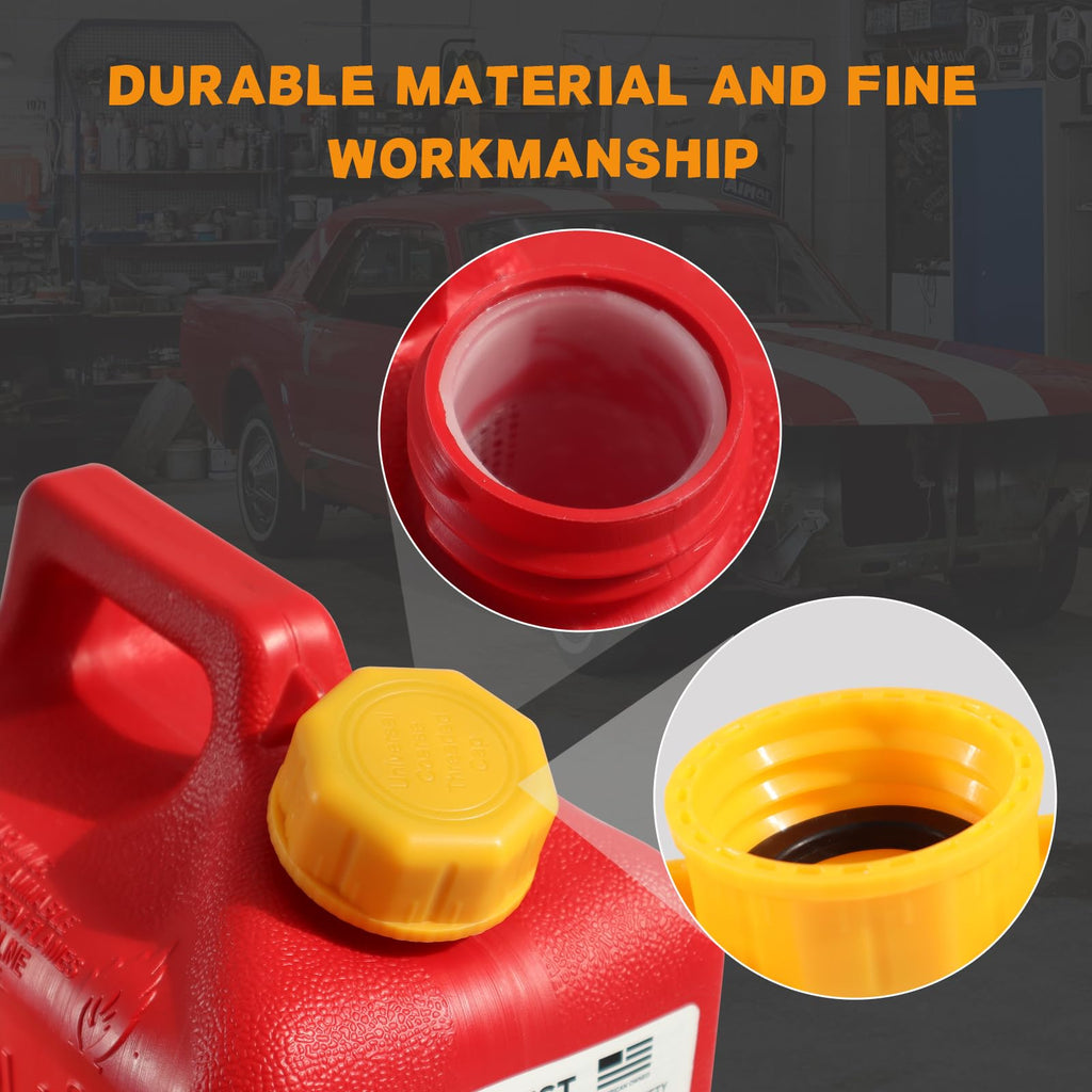 4 Pack 5 Gal Gas Can Replacement Caps C30209